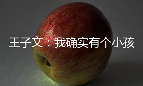 个小恩不介意实有王子文我确吴永王子文有孩 孩子
