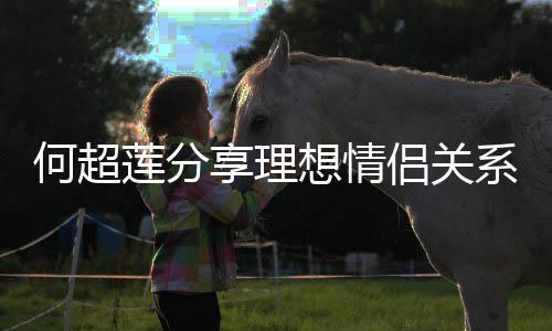 莲分侣关享理想情系 赌王的一谨记句话何超父亲