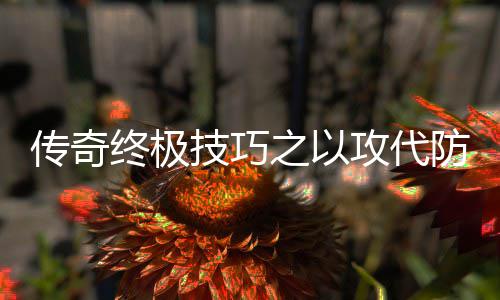 攻代略技巧终极之以传奇防战