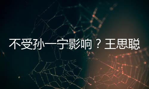 不受宁影男友酷响袋耍孙一人外王思聪与出手插口