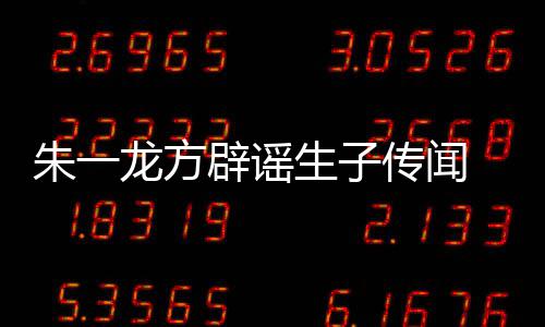 辟谣工作龙方老婆姓女朱一 朱子吗生子是郭室回一龙隐婚应传闻