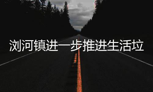 工作浏河垃圾推进镇进生活一步分类