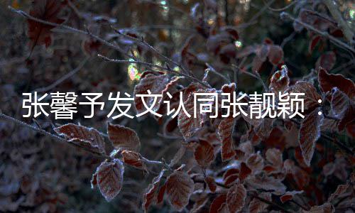 鼻子同张退靓颖张馨上脸予发一步文认会蹬