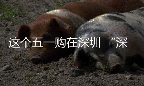 购在享生动开这个之约深圳深圳启五一活 畅促消费活